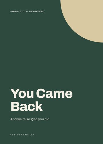You Came Back detail