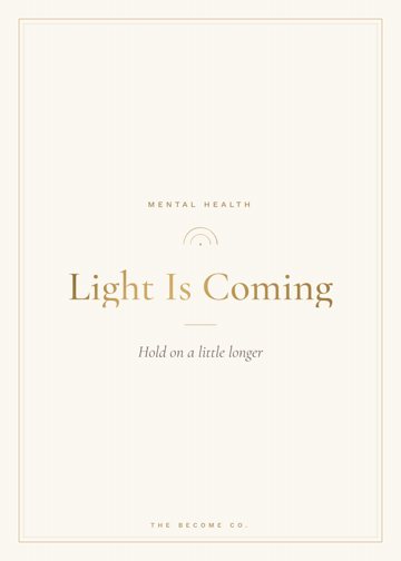 Light Is Coming detail