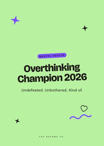 Overthinking Champion 2026 detail
