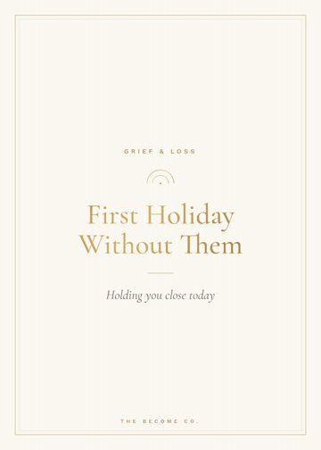 First Holiday Without Them detail