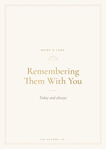 Remembering Them With You detail