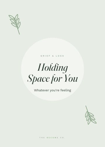 Holding Space for You detail