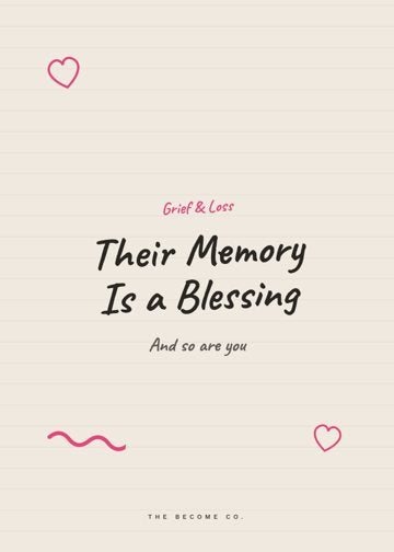 Their Memory Is a Blessing detail
