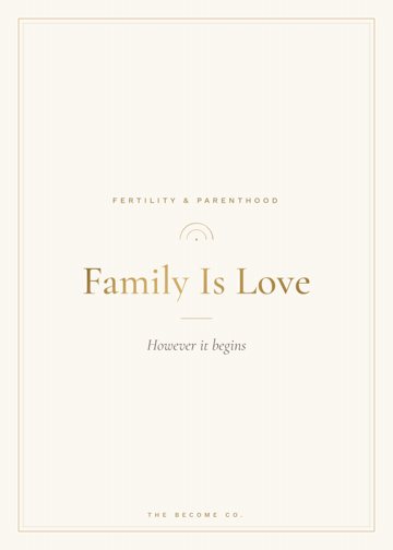 Family Is Love detail