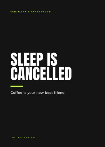 Sleep Is Cancelled detail