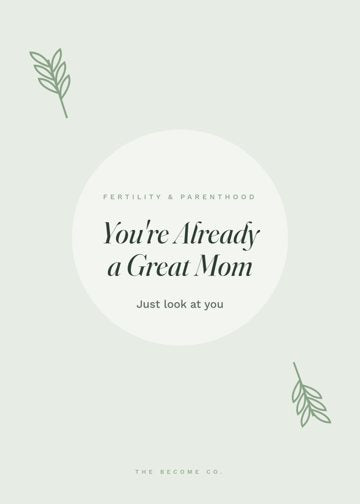 You're Already a Great Mom detail