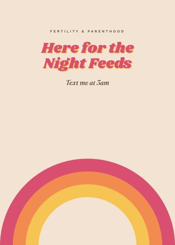 Here for the Night Feeds detail