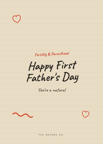 Happy First Father's Day detail