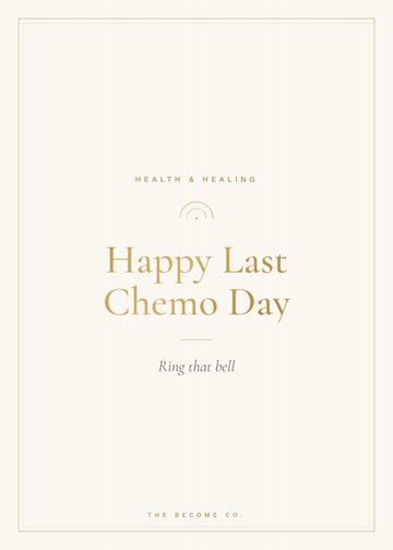 Happy Last Chemo Day detail