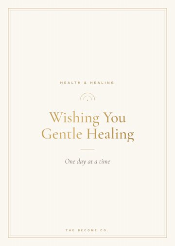 Wishing You Gentle Healing detail