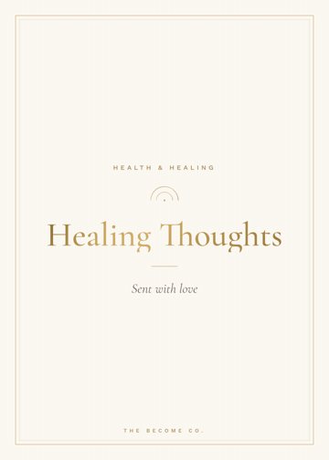 Healing Thoughts detail