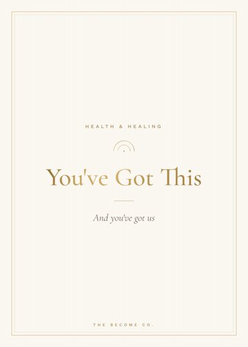 You've Got This detail