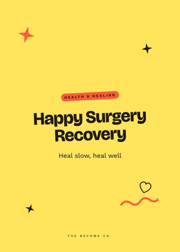 Happy Surgery Recovery detail