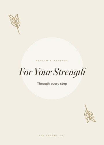 For Your Strength detail