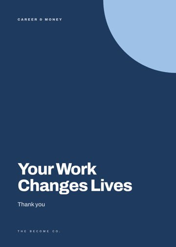 Your Work Changes Lives detail