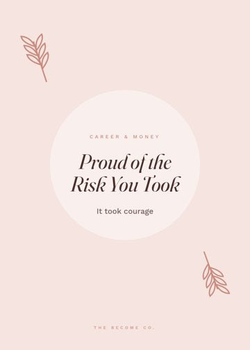 Proud of the Risk You Took detail