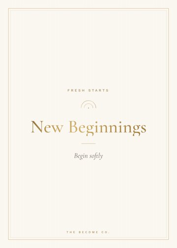New Beginnings detail