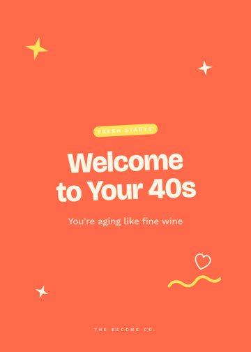 Welcome to Your 40s detail