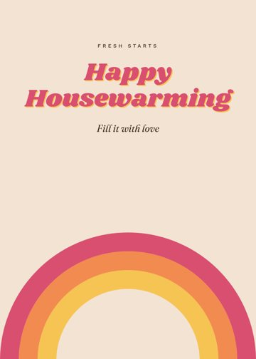Happy Housewarming detail