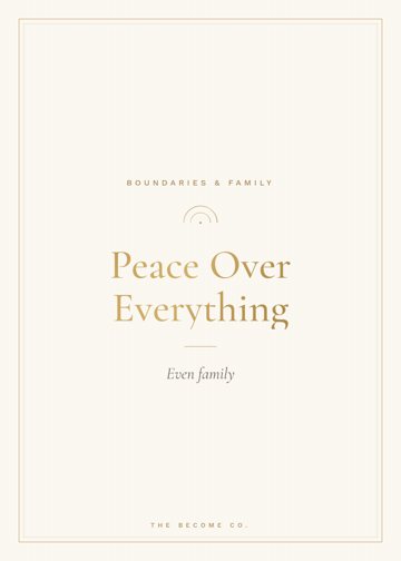 Peace Over Everything detail