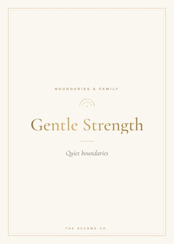 Gentle Strength detail