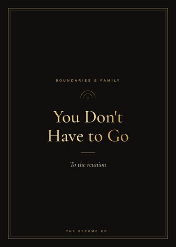 You Don't Have to Go detail
