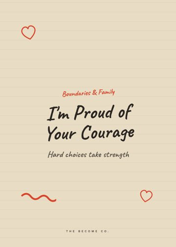 I'm Proud of Your Courage detail
