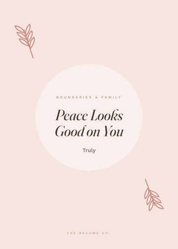 Peace Looks Good on You detail