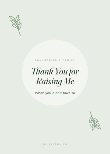 Thank You for Raising Me detail