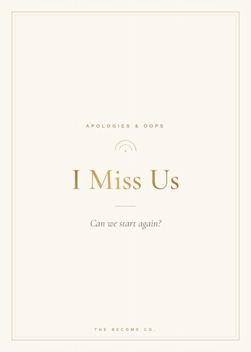 I Miss Us detail