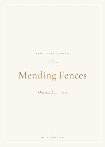Mending Fences detail