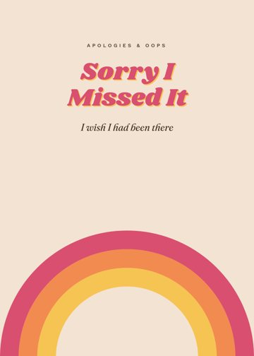 Sorry I Missed It detail