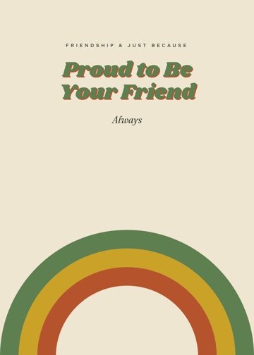 Proud to Be Your Friend detail