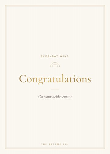 Congratulations detail
