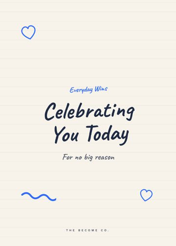 Celebrating You Today detail
