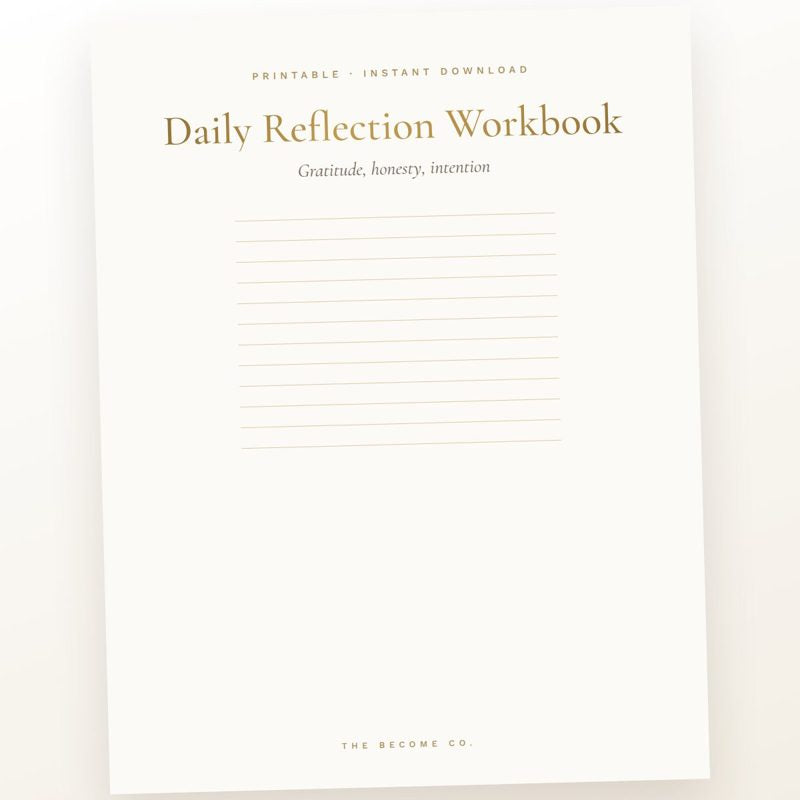 Daily Reflection Workbook