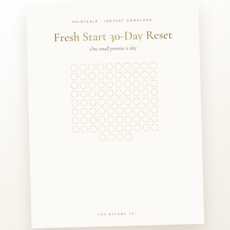 Fresh Start 30-Day Reset